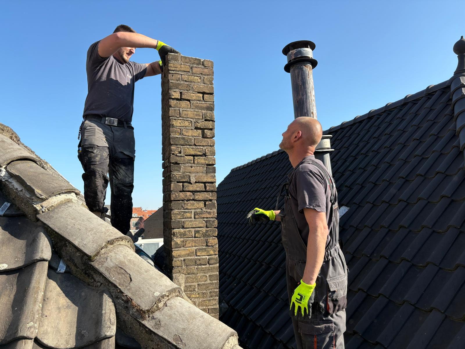 Groen Totaal Bouw BV Schoorsteen verwijdering