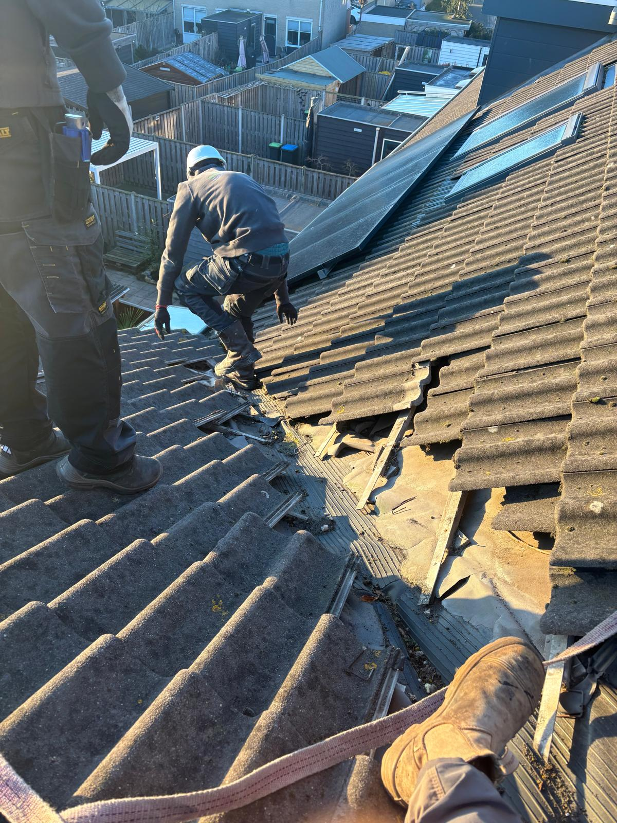 Renovatie schuurdak 1